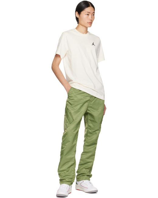 Nike Green Khaki Drawstring Cargo Pants for men