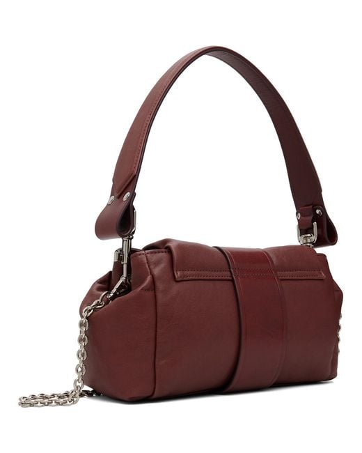 Vivienne Westwood Purple Burgundy Hazel Treasure Hand Bag