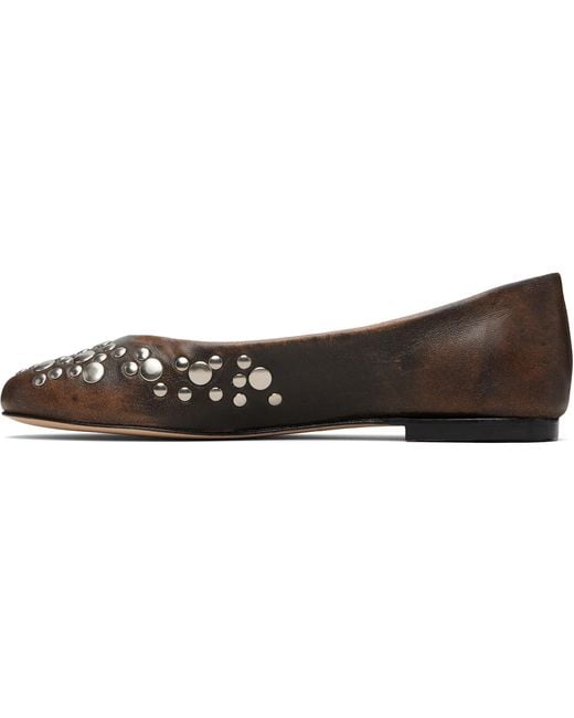 GIMAGUAS Black Bailarina Studs Flats