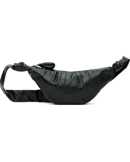 Lemaire Black Small Croissant Bag for men