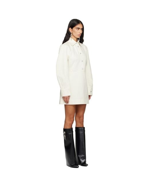 Givenchy Black Cocoon Denim Minidress