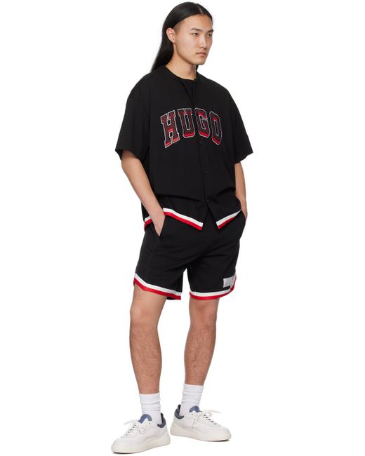 Chemise de basketball noire HUGO pour homme en coloris Black