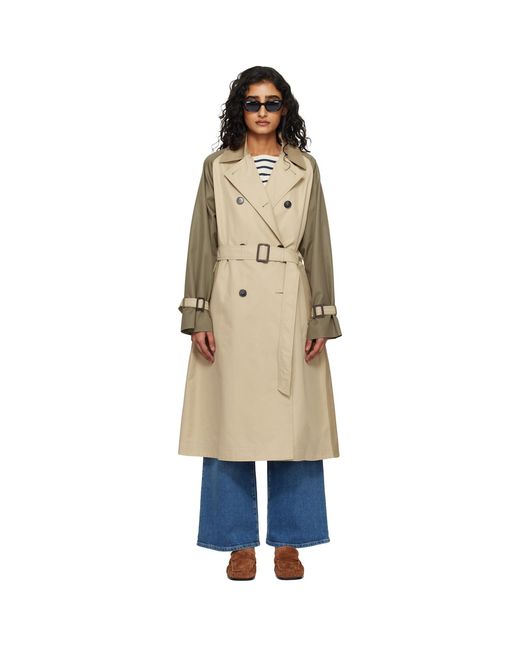 Weekend by Maxmara Blue Canasta Trench Coat