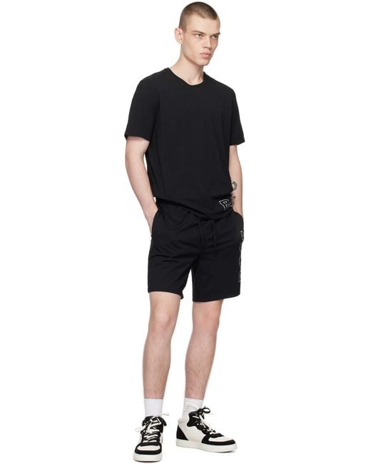 Boss Black Drawstring Shorts for men