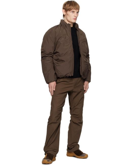 Post Archive Faction PAF Brown 7.0 Right Down Jacket for men