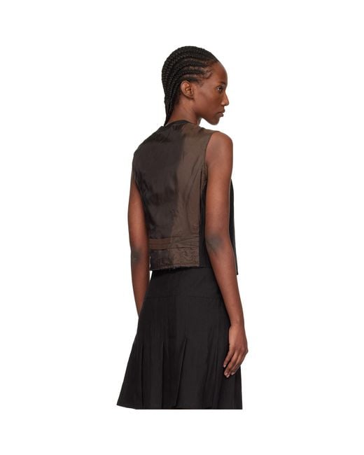 Our Legacy Black Base Vest