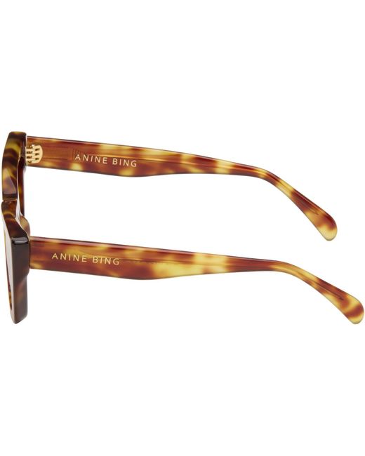 Anine Bing Black Paris Sunglasses