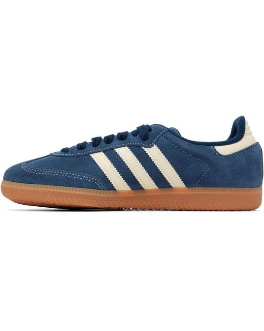 Adidas Originals Blue Samba Og Sneakers for men