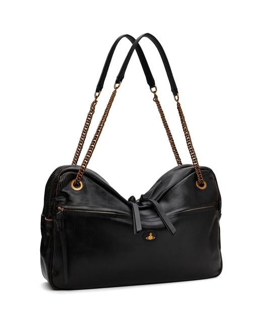 Vivienne Westwood Black Dolce Large Shoulder Bag for men