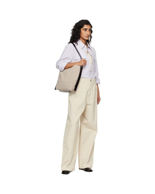 Lemaire Gray Small Belted Tote