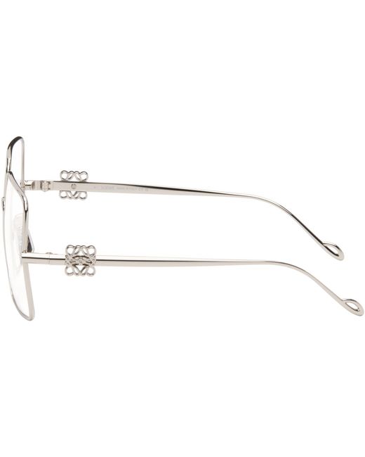 Loewe Black Oversize Square Retro Titanium Glasses