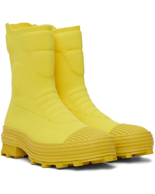 Camper Yellow Traktori Boots for men