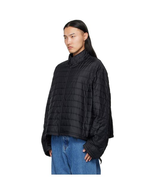 Vetements Black Biker Parka Coat & Jackets Set for men
