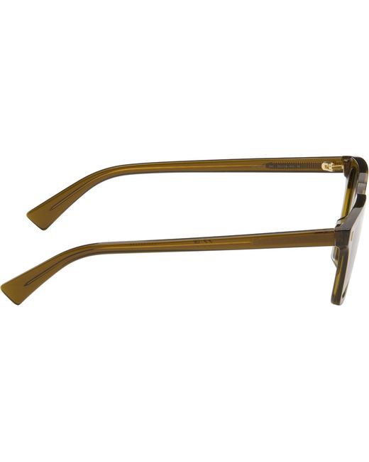 Bottega Veneta Black Triangle Sunglasses for men