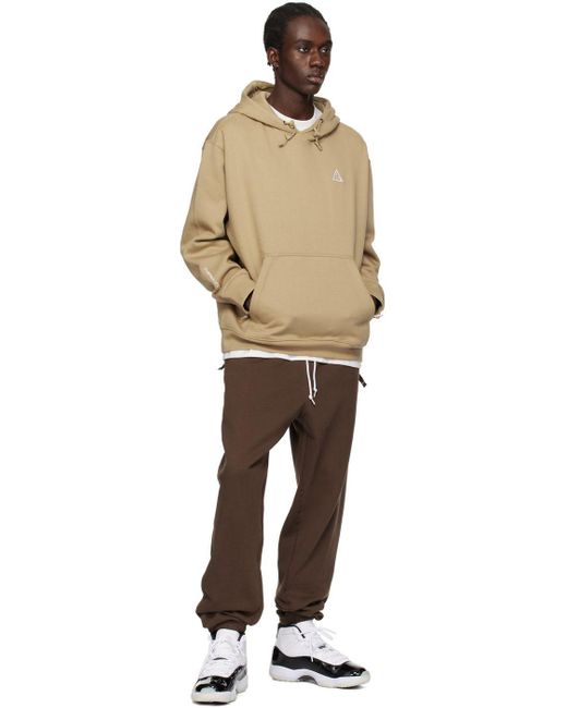 Nike khaki store hoodie mens