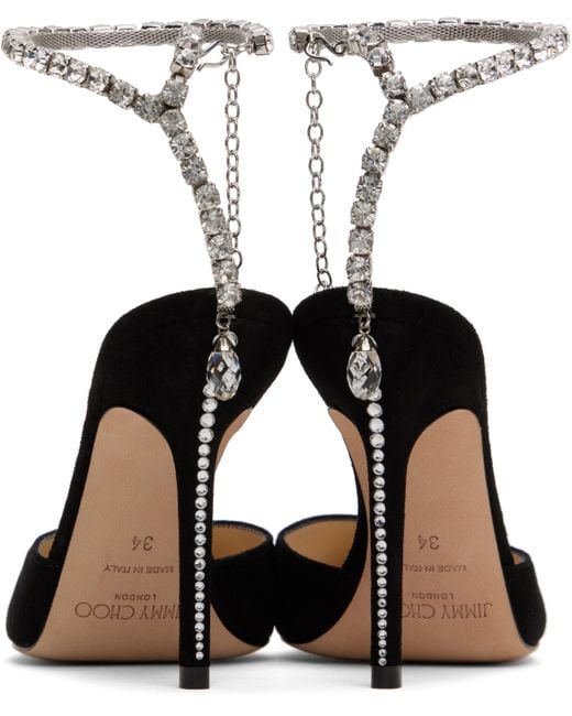 Jimmy Choo ブラック Saeda 100 ヒール ブラック | Lyst