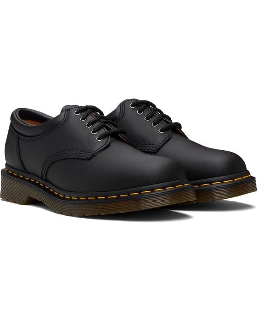 Dr. Martens Black 8053 Nappa Leather Casual Derbys for men