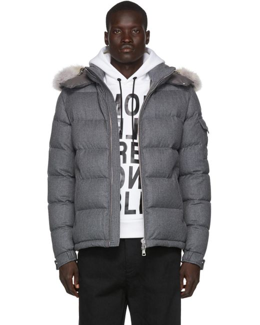 grey moncler coat