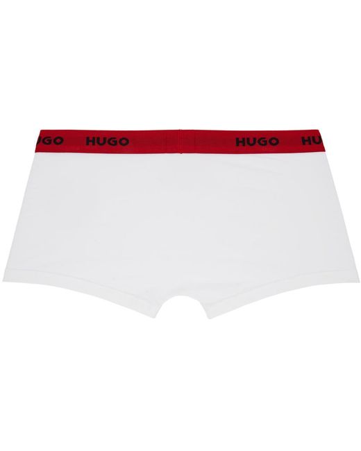 HUGO Red Three-pack Multicolor Boxers for men