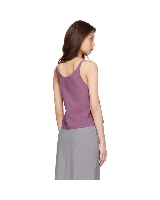 Veilance Purple Myria Tank Top