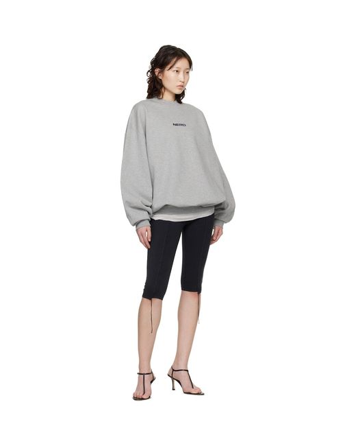 Pull Molletonné 'Nerd' Gris Vetements en coloris Gray