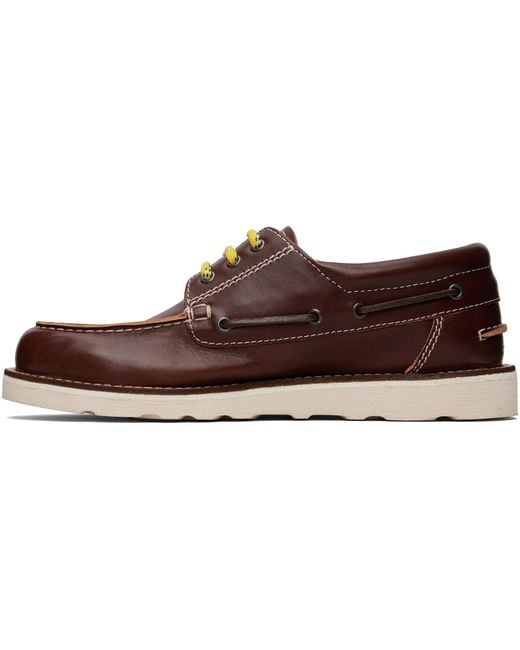DSquared² Black Explorer Boat Shoes for men