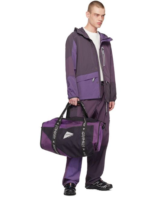 メンズ And Wander Gramicciエディション パープル スポーツジャケット Purple