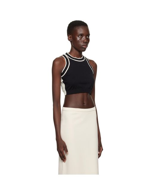 Max Mara Black Ruggero Tank Top