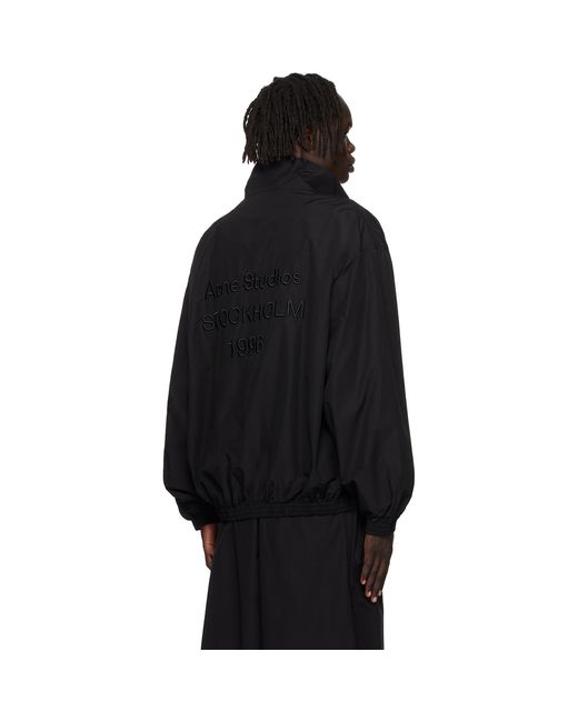 Acne Black Logo Jacket for men