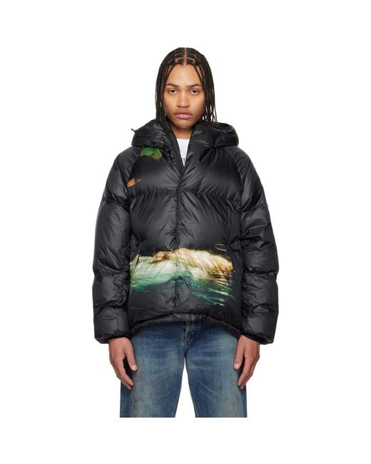 Undercover Black Ssense Exclusive Uc2E9204 Down Jacket for men