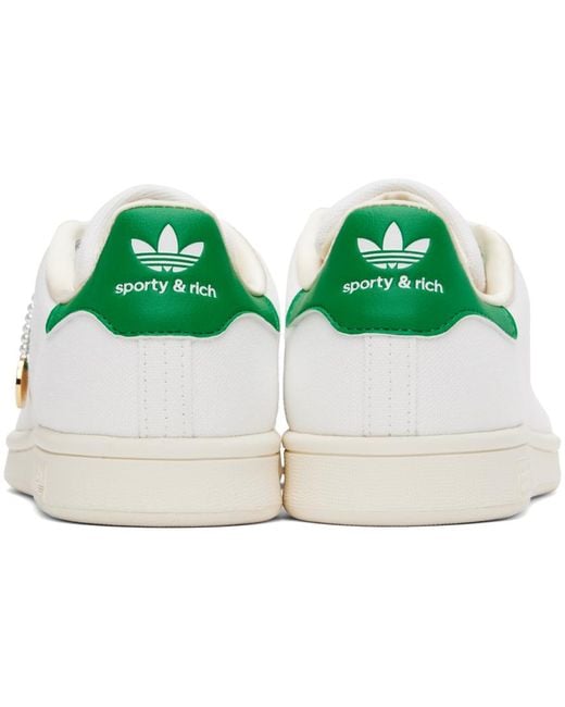 Sporty & Rich Black White Adidas Originals Edition Stan Smith Sneakers