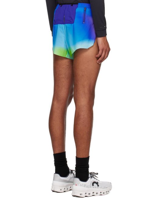 Soar Running Blue Marathon Shorts for men