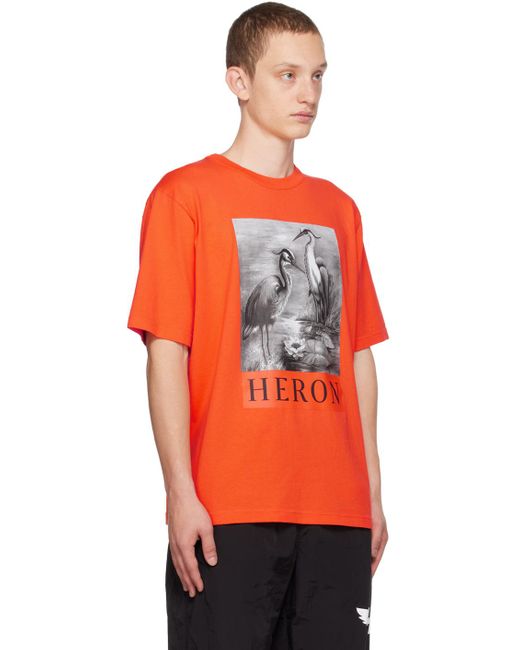 メンズ Heron Preston Heron Tシャツ Orange