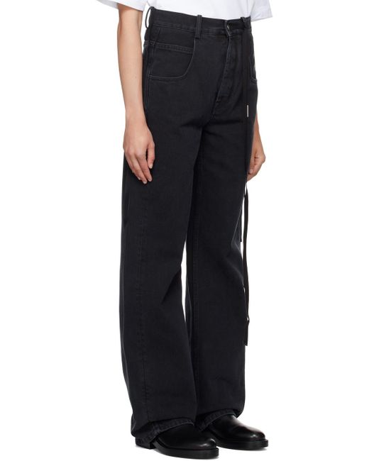 Ann Demeulemeester Black Gray Claire Jeans