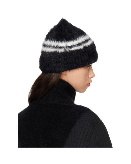 Y-3 Black Stripes Beanie