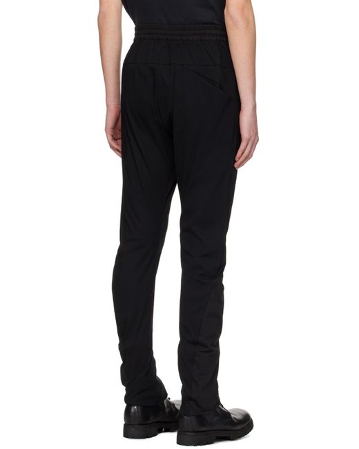 Pantalon ajusté noir DEVOA pour homme en coloris Black
