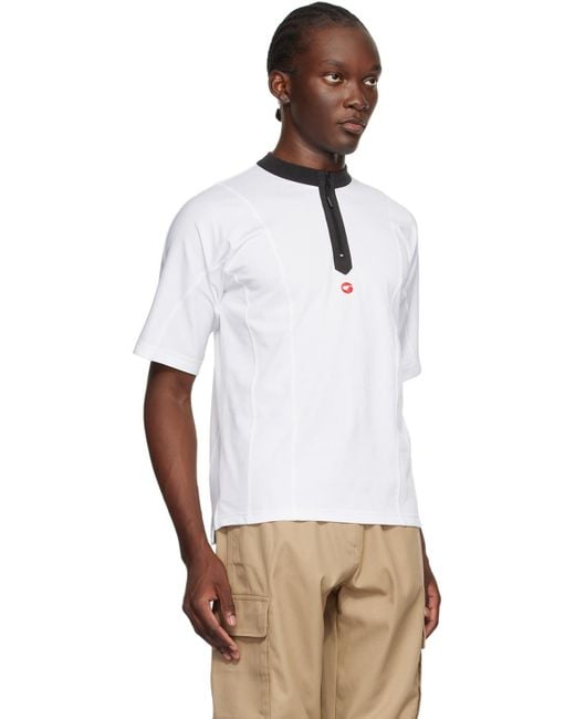 Coperni White Zip T-Shirt for men