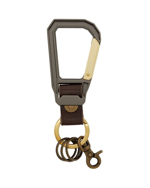 Master Piece Black Carabiner Keychain for men