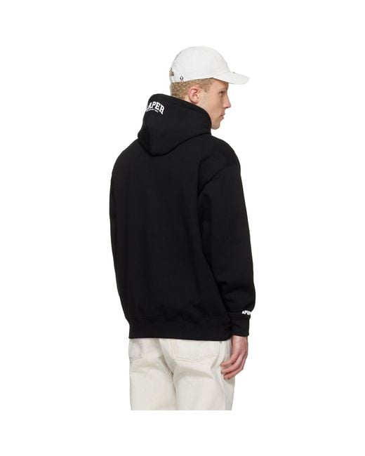 Aape By A Bathing Ape Black 'Aaper' Hoodie for men