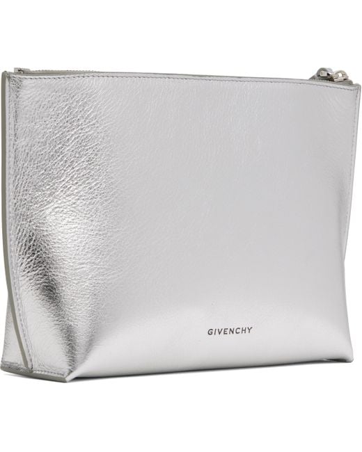 Givenchy White 4G Liquid Pouch