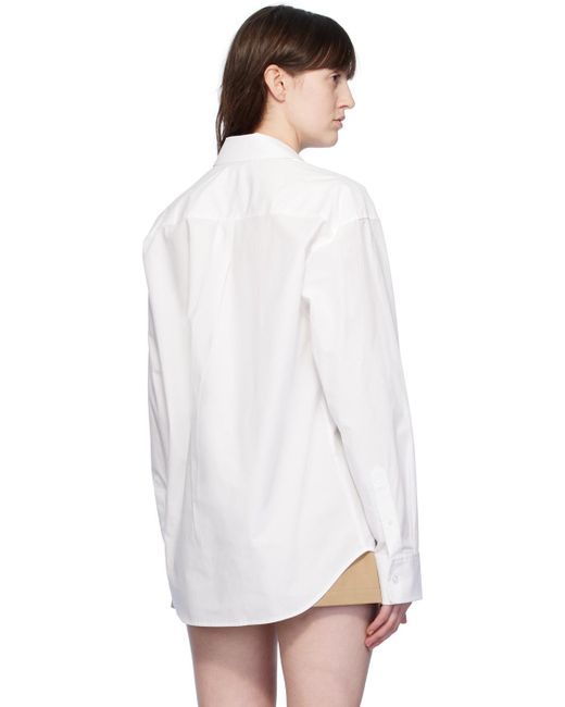 Chemise blanche à poche T By Alexander Wang en coloris White
