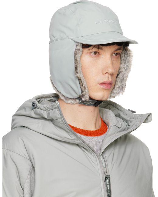 And Wander Gray Cordura 3L Boa Cap for men