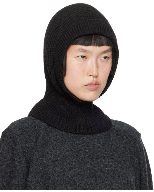 LEMAIRE HOOD HAT バラクラバ نيت-أ-بورتر | LEMAIRE | Ribbed wool balaclava