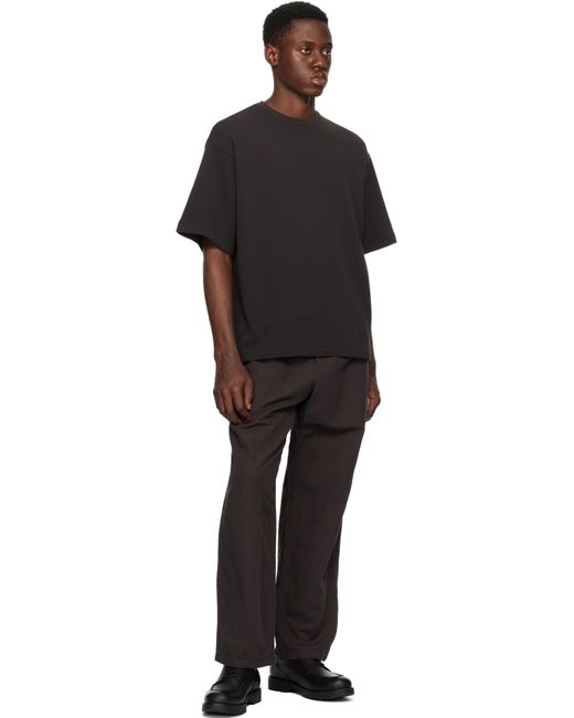メンズ Kaptain Sunshine ブラック スビン プレーティング Tシャツ Black