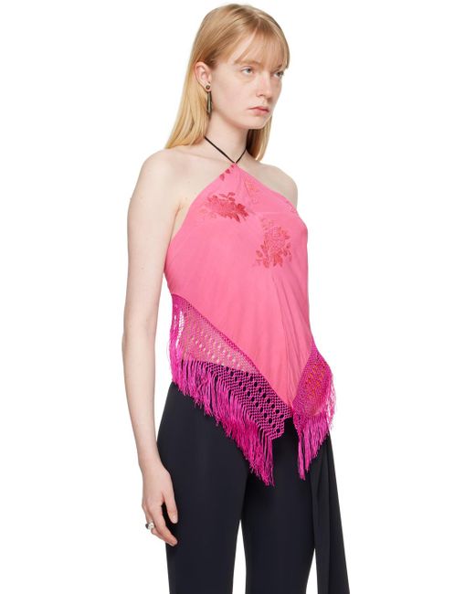 Conner Ives Pink Piano Shawl Camisole