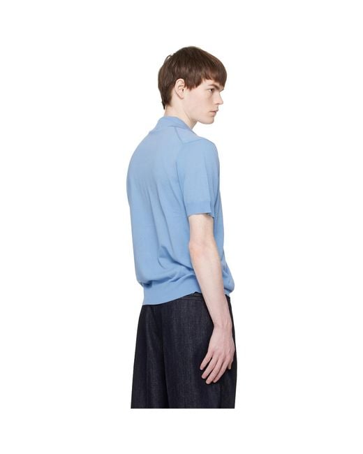 Vivienne Westwood Blue Polo Cardigan for men