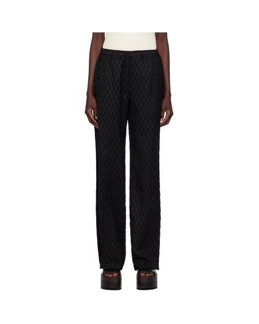 ANDERSSON BELL Black Makeni Trousers