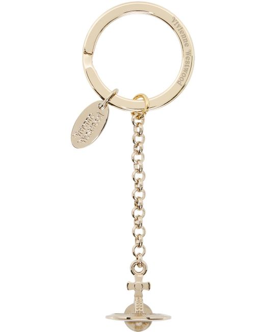 Vivienne Westwood Multicolor Gold Hanging Orb Keychain for men