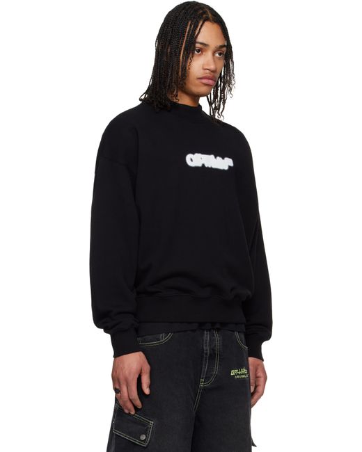 メンズ Off-White c/o Virgil Abloh ブラック Skate スプレーアロー スウェットシャツ Black