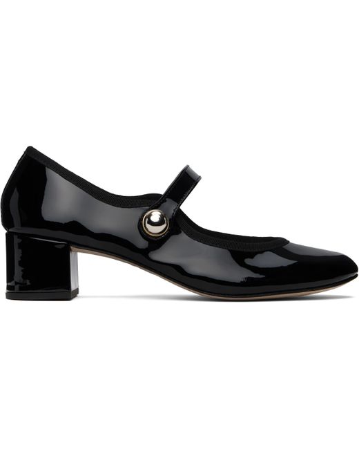 Chaussures À Talon De Style Charles Ix Fabienne Noires Repetto en coloris Black
